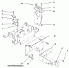 Toro 73521 (520-H) - 520-H Garden Tractor, 1997 (7900001-7999999) Ersatzteile HOODSTAND ELECTRICAL HOUSING & WIRE HARNESS