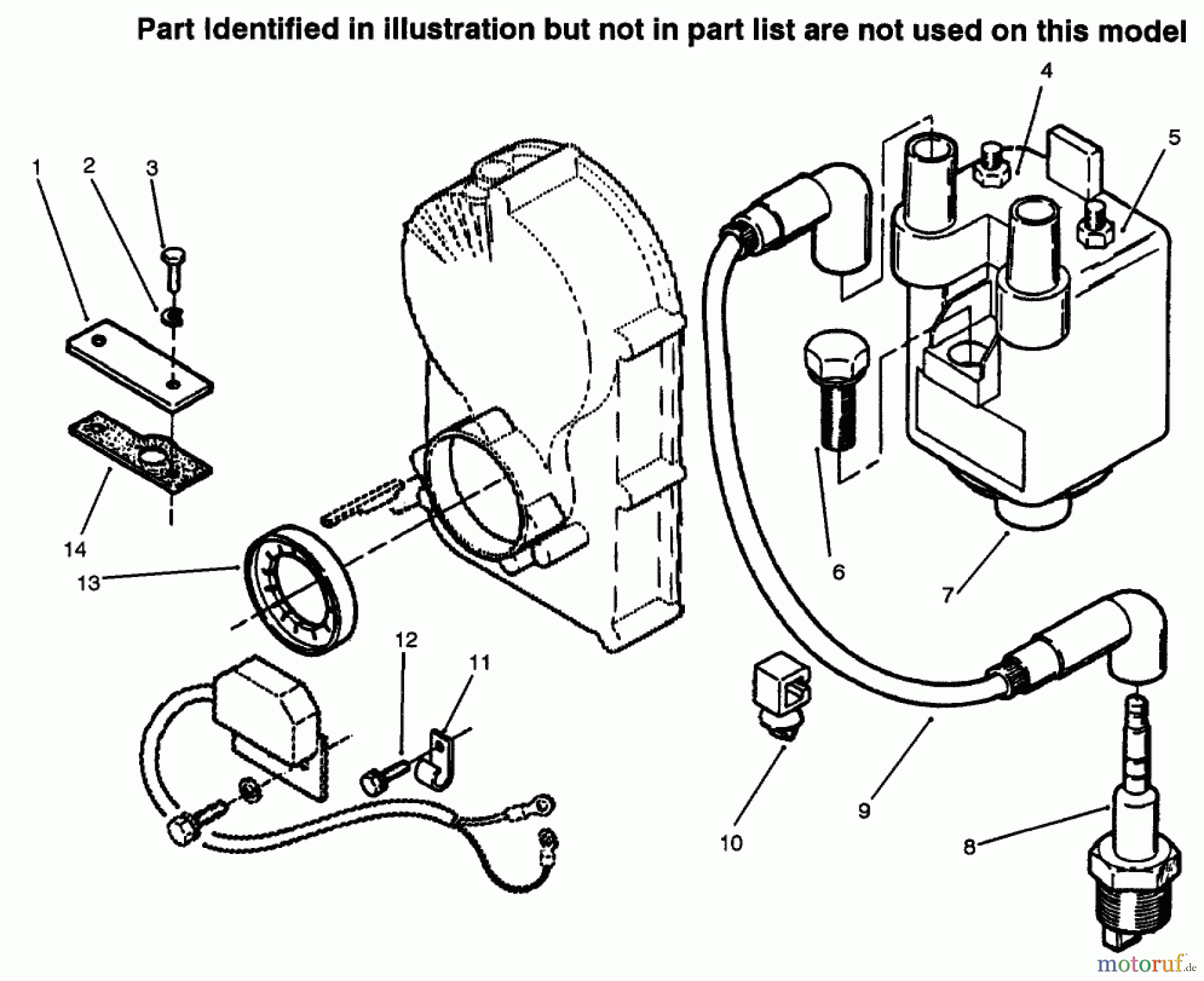 Toro Neu Mowers, Lawn & Garden Tractor Seite 1 73521 (520-H) - Toro 520-H Garden Tractor, 1997 (7900001-7999999) IGNITION ELECTRONICS