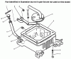 Toro 73521 (520-H) - 520-H Garden Tractor, 1997 (7900001-7999999) Ersatzteile OIL FILL TUBE & BASE