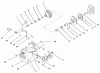 Toro 73521 (520-H) - 520-H Garden Tractor, 1997 (7900001-7999999) Ersatzteile PTO CLUTCH AND COVER