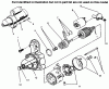 Toro 73521 (520-H) - 520-H Garden Tractor, 1997 (7900001-7999999) Ersatzteile STARTER