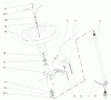 Toro 73542 (520xi) - 520xi Garden Tractor, 2004 (240000001-240999999) Ersatzteile MANUAL STEERING AND TILT ASSEMBLY