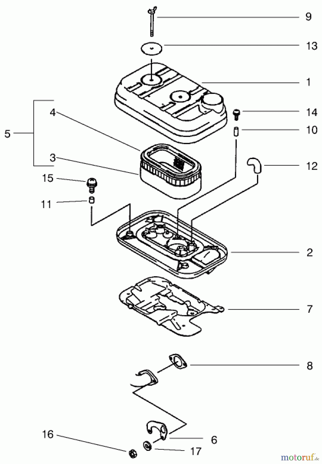 Toro Neu Mowers, Lawn & Garden Tractor Seite 1 73545 (520Lxi) - Toro 520Lxi Garden Tractor, 1998 (8900001-8999999) AIR CLEANER ASSEMBLY