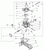 Toro 73580 (520Lxi) - 520Lxi Garden Tractor, 1999 (9900001-9999999) Ersatzteile CARBURETOR ASSEMBLY