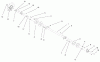 Toro 73580 (520Lxi) - 520Lxi Garden Tractor, 1999 (9900001-9999999) Ersatzteile DRIVE SHAFT ASSEMBLY