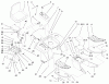 Toro 73580 (520Lxi) - 520Lxi Garden Tractor, 1999 (9900001-9999999) Ersatzteile FENDER, FOOTREST, & SEAT ASSEMBLY