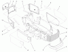 Toro 73580 (520Lxi) - 520Lxi Garden Tractor, 1999 (9900001-9999999) Ersatzteile GRILL & SIDE PANELS ASSEMBLY