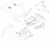 Toro 73580 (520Lxi) - 520Lxi Garden Tractor, 1999 (9900001-9999999) Ersatzteile HOOD & HEADLIGHT ASSEMBLY