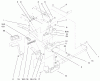 Toro 73580 (520Lxi) - 520Lxi Garden Tractor, 1999 (9900001-9999999) Ersatzteile HYDRO CONTROLS ASSEMBLY