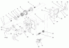 Toro 73580 (520Lxi) - 520Lxi Garden Tractor, 1999 (9900001-9999999) Ersatzteile HYDRO TRANS AXLE ASSEMBLY #1