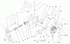 Toro 73580 (520Lxi) - 520Lxi Garden Tractor, 1999 (9900001-9999999) Ersatzteile HYDRO TRANS AXLE ASSEMBLY #2