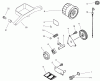 Toro 73580 (520Lxi) - 520Lxi Garden Tractor, 1999 (9900001-9999999) Ersatzteile OIL PUMP & FILTER ASSEMBLY