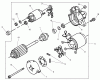 Toro 73580 (520Lxi) - 520Lxi Garden Tractor, 1999 (9900001-9999999) Ersatzteile STARTER ASSEMBLY