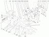 Toro 73580 (520Lxi) - 520Lxi Garden Tractor, 1999 (9900001-9999999) Ersatzteile STEERING TOWER & FUEL TANK SUPPORTS ASSEMBLY