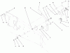 Toro 73580 (520Lxi) - 520Lxi Garden Tractor, 1999 (9900001-9999999) Ersatzteile UPPER PARKING BRAKE ASSEMBLY
