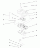 Toro 73580 (520Lxi) - 520Lxi Garden Tractor, 2000 (200000001-200999999) Ersatzteile AIR FILTER/MUFFLER ASSEMBLY