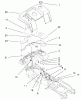Toro 73580 (520Lxi) - 520Lxi Garden Tractor, 2000 (200000001-200999999) Ersatzteile FENDER & FUEL SYSTEM ASSEMBLY