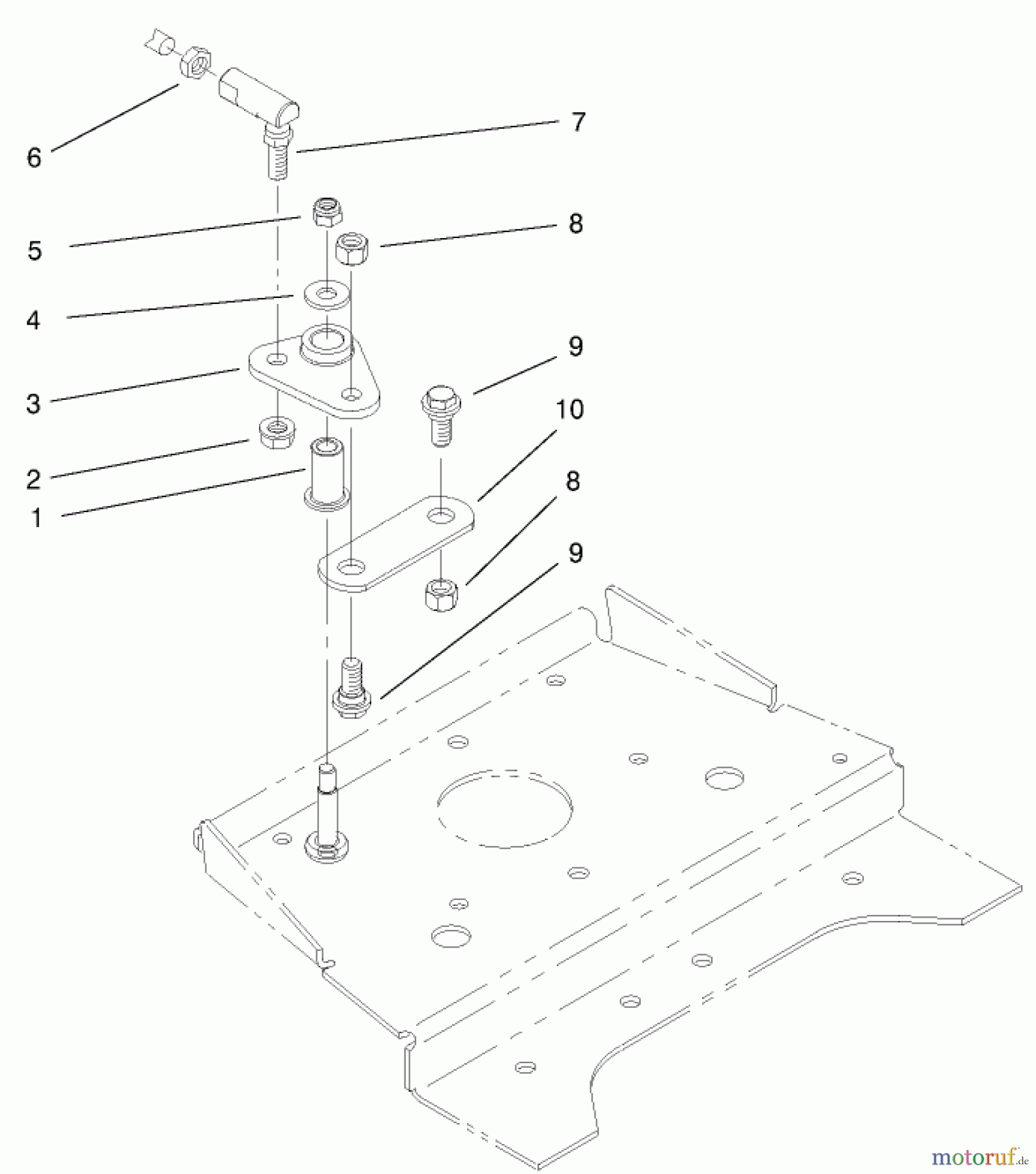 Toro Neu Mowers, Lawn & Garden Tractor Seite 1 73580 (520Lxi) - Toro 520Lxi Garden Tractor, 2000 (200000001-200999999) FRONT SMART TURN ASSEMBLY