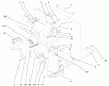 Toro 73580 (520Lxi) - 520Lxi Garden Tractor, 2000 (200000001-200999999) Ersatzteile HYDRO CONTROLS ASSEMBLY