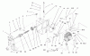 Toro 73580 (520Lxi) - 520Lxi Garden Tractor, 2000 (200000001-200999999) Ersatzteile HYDRO TRANSAXLE ASSEMBLY #2