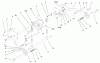 Toro 73580 (520Lxi) - 520Lxi Garden Tractor, 2000 (200000001-200999999) Ersatzteile LOWER HYDRO LIFT ASSEMBLY