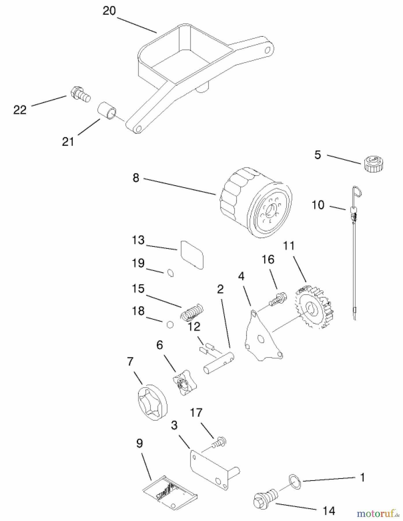 Toro Neu Mowers, Lawn & Garden Tractor Seite 1 73580 (520Lxi) - Toro 520Lxi Garden Tractor, 2000 (200000001-200999999) LUBRICATION ASSEMBLY