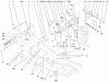 Toro 73580 (520Lxi) - 520Lxi Garden Tractor, 2000 (200000001-200999999) Ersatzteile STEERING TOWER & FUEL TANK SUPPORT ASSEMBLY