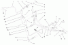 Toro 73580 (520Lxi) - 520Lxi Garden Tractor, 2000 (200000001-200999999) Ersatzteile UPPER HYDRO LIFT ASSEMBLY