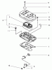 Toro 73547 (520Lxi) - 520Lxi Garden Tractor, 2001 (210000001-210999999) Ersatzteile AIR CLEANER ASSEMBLY
