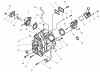 Toro 73547 (520Lxi) - 520Lxi Garden Tractor, 2001 (210000001-210999999) Ersatzteile CRANKCASE ASSEMBLY