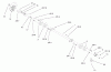Toro 73547 (520Lxi) - 520Lxi Garden Tractor, 2001 (210000001-210999999) Ersatzteile DRIVE SHAFT ASSEMBLY