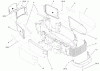 Toro 73547 (520Lxi) - 520Lxi Garden Tractor, 2001 (210000001-210999999) Ersatzteile GRILL & SIDE PANELS ASSEMBLY