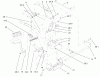 Toro 73547 (520Lxi) - 520Lxi Garden Tractor, 2001 (210000001-210999999) Ersatzteile HYDRO CONTROLS ASSEMBLY