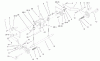Toro 73547 (520Lxi) - 520Lxi Garden Tractor, 2001 (210000001-210999999) Ersatzteile HYDRO LIFT LOWER ASSEMBLY