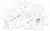 Toro 73547 (520Lxi) - 520Lxi Garden Tractor, 2001 (210000001-210999999) Ersatzteile HYDRO TRANS AXLE ASSEMBLY
