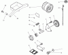 Toro 73547 (520Lxi) - 520Lxi Garden Tractor, 2001 (210000001-210999999) Ersatzteile OIL PUMP & FILTER ASSEMBLY