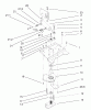 Toro 73547 (520Lxi) - 520Lxi Garden Tractor, 2001 (210000001-210999999) Ersatzteile POWER STEERING LOWER ASSEMBLY