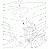 Toro 73547 (520Lxi) - 520Lxi Garden Tractor, 2001 (210000001-210999999) Ersatzteile POWER STEERING & TILT ASSEMBLY