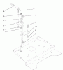 Toro 73547 (520Lxi) - 520Lxi Garden Tractor, 2001 (210000001-210999999) Ersatzteile SMART TURN FRONT ASSEMBLY