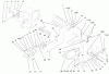 Toro 73550 (523Dxi) - 523Dxi Garden Tractor, 1998 (8900001-8999999) Ersatzteile ATTACH A MATIC & HITCH ASSEMBLY