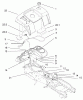 Toro 73550 (523Dxi) - 523Dxi Garden Tractor, 1998 (8900001-8999999) Ersatzteile FUEL SYSTEM ASSEMBLY