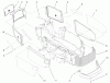 Toro 73550 (523Dxi) - 523Dxi Garden Tractor, 1998 (8900001-8999999) Ersatzteile GRILLE & SIDE PANELS ASSEMBLY