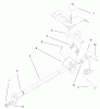 Toro 73550 (523Dxi) - 523Dxi Garden Tractor, 1998 (8900001-8999999) Ersatzteile HI-LO SHIFT ASSEMBLY