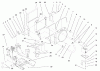 Toro 73550 (523Dxi) - 523Dxi Garden Tractor, 1998 (8900001-8999999) Ersatzteile LIQUID COOLED DIESEL ENGINE ASSEMBLY #2