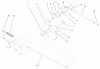 Toro 73550 (523Dxi) - 523Dxi Garden Tractor, 1998 (8900001-8999999) Ersatzteile LOWER PARKING BRAKE ASSEMBLY