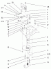 Toro 73550 (523Dxi) - 523Dxi Garden Tractor, 1998 (8900001-8999999) Ersatzteile LOWER POWER STEERING ASSEMBLY