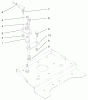 Toro 73550 (523Dxi) - 523Dxi Garden Tractor, 1998 (8900001-8999999) Ersatzteile SLOW IN TURNS FRONT ASSEMBLY