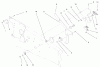 Toro 73550 (523Dxi) - 523Dxi Garden Tractor, 1998 (8900001-8999999) Ersatzteile UPPER PARKING BRAKE ASSEMBLY