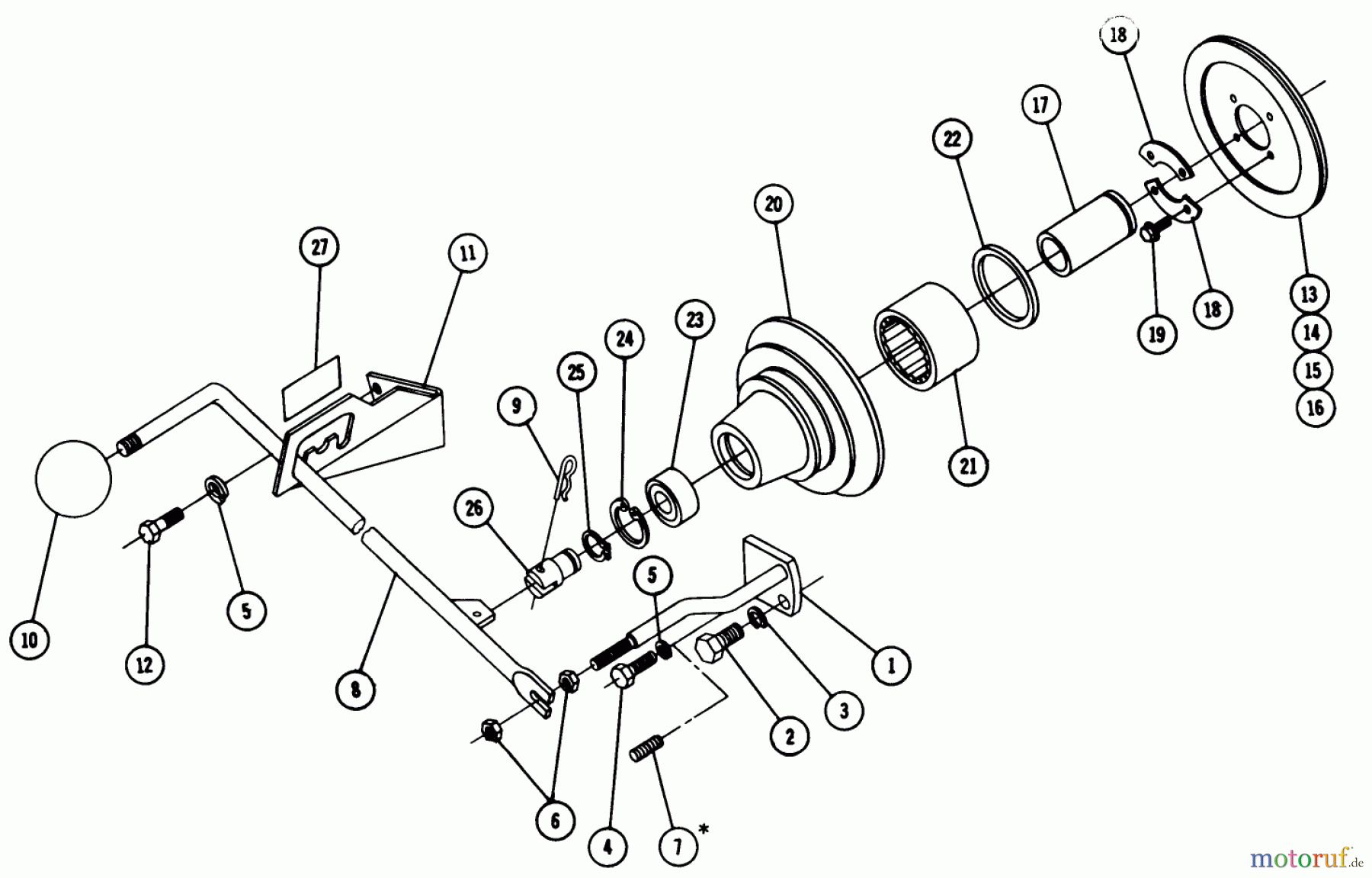 Toro Neu Accessories 83112 - Toro PTO Kit, Tractor, 1972 PARTS LIST-POWER TAKE-OFF FACTORY ORDER NUMBER 8-3112