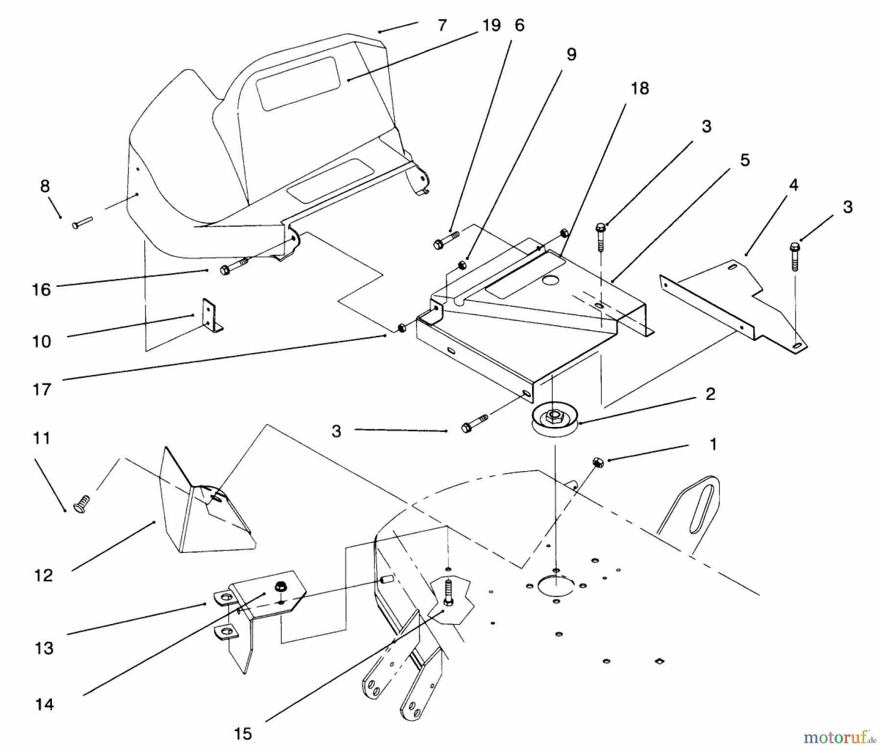 Toro Neu Accessories, Mower 79401 - Toro Easy Twin 42